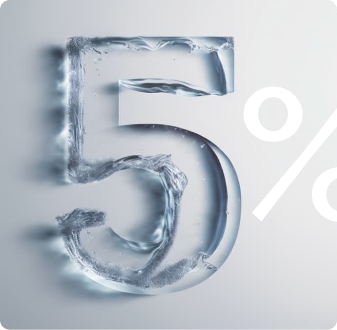 5 процентов